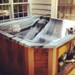 old junk hot tub