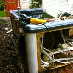 Junk hot tub removal