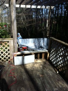 Hot tub removal in Marietta Ga