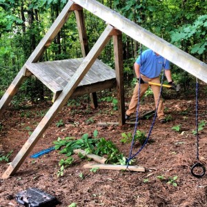 Playset removal and demo in Alpharetta