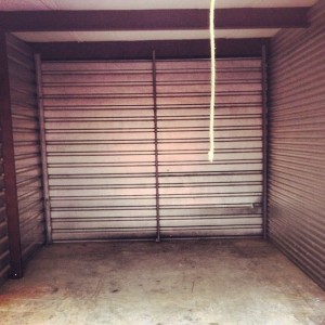 storage unit cleaned of all its junk