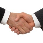 two men shaking hands