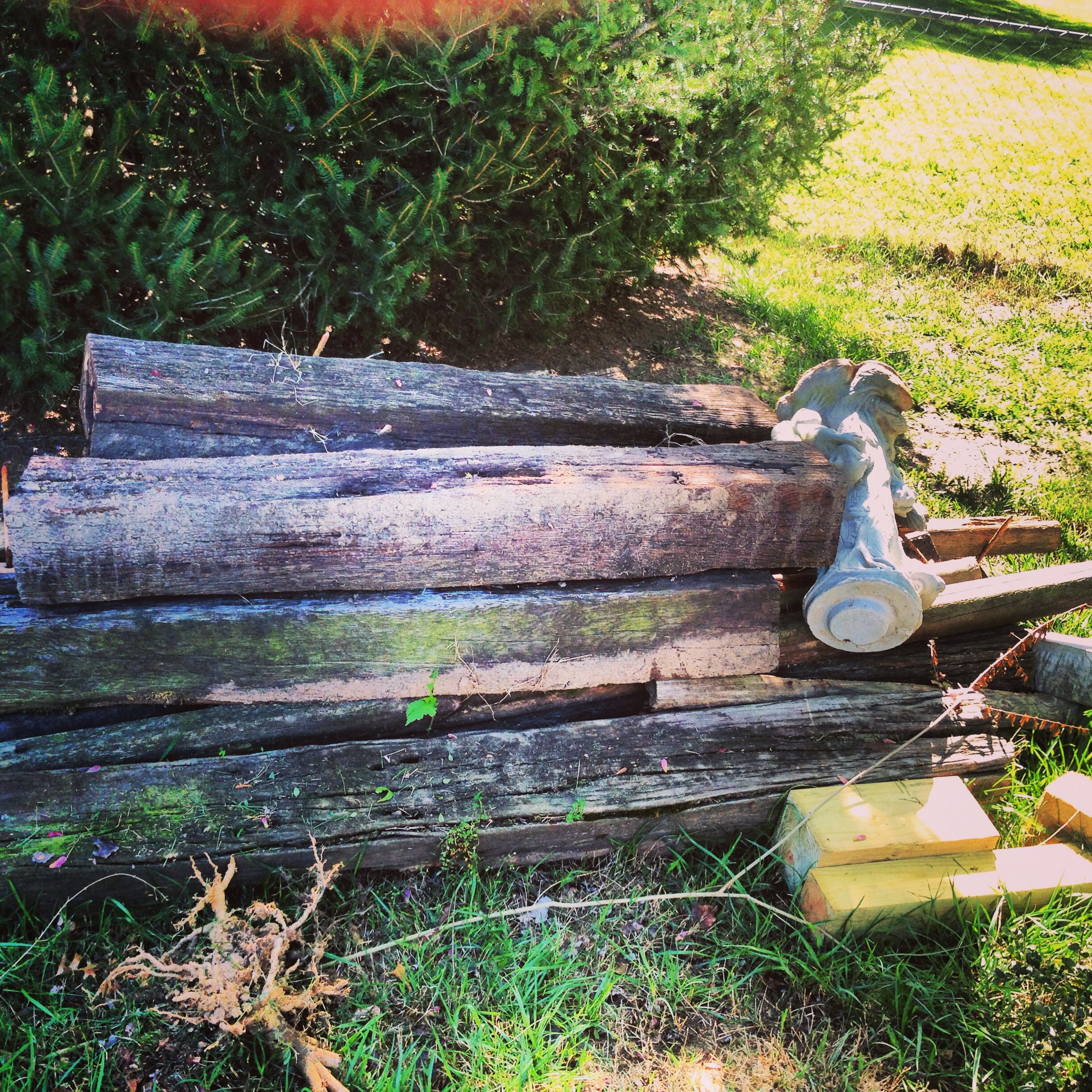 pile of yard debris in norcross