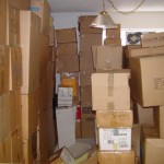 junk moving boxes