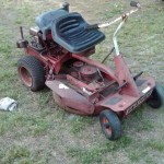 junk riding lawn mower