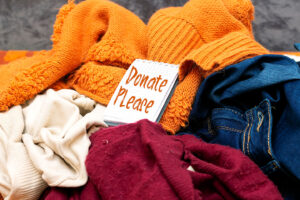 You can donate your unused items to those in need